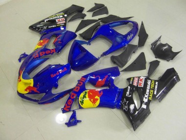 Abs 2005-2006 Blue Red Bull Kawasaki ZX6R Motorbike Fairings