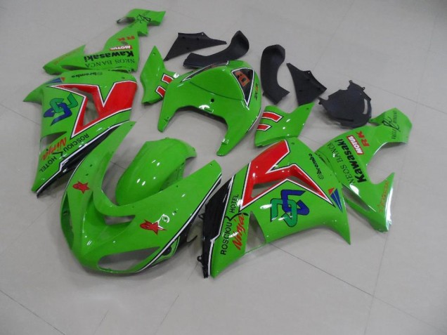 Abs 2005-2006 Neos Banca Kawasaki ZX6R Bike Fairing Kit