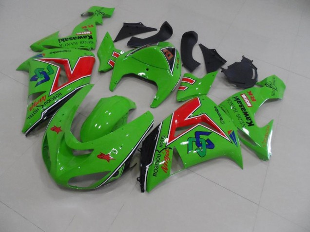 2005-2006 Neos Banca Kawasaki ZX6R Bike Fairing Kit 2005-2006 Neos Banca Kawasaki ZX6R Bike Fairing Kit