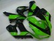 2005-2006 Green Black Kawasaki ZX6R Motorbike Fairing