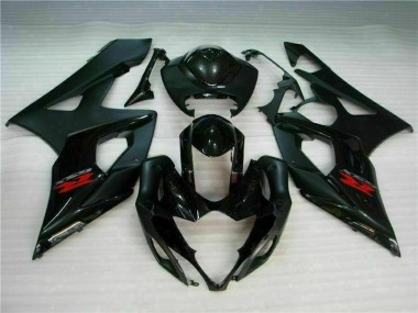ABS 2005-2006 Black Suzuki GSXR 1000 K5 Motorcycle Fairing Kits & Plastic Bodywork MF1785