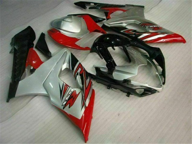 Abs 2005-2006 Red White Suzuki GSXR 1000 Motorcyle Fairings