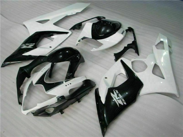 Abs 2005-2006 White Black Suzuki GSXR 1000 Motor Fairings