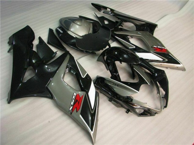 Abs 2005-2006 Grey Black Suzuki GSXR 1000 Bike Fairings