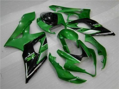 ABS 2005-2006 Green Suzuki GSXR 1000 K5 Motorcycle Fairing Kits & Plastic Bodywork MF1802