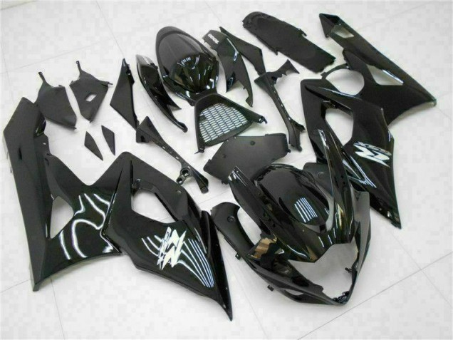 2005-2006 Glossy Black Suzuki GSXR 1000 Motor Fairings