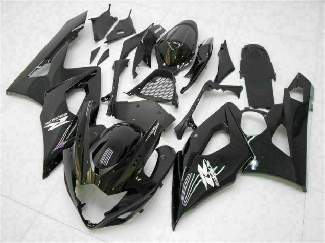 2005-2006 Glossy Black Suzuki GSXR 1000 Motor Fairings