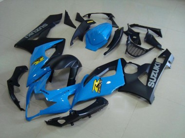 Abs 2005-2006 Blue and Matte Black Suzuki GSXR 1000 Bike Fairings
