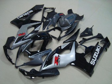ABS 2005-2006 Grey Black Silver Suzuki GSXR 1000 K5 Motorcycle Fairing Kits & Plastic Bodywork MF3498