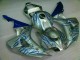 2006-2007 Blue Flame Silver Honda CBR1000RR Motorcycle Fairing Kits 2006-2007 Blue Flame Silver Honda CBR1000RR Motorcycle Fairing Kits