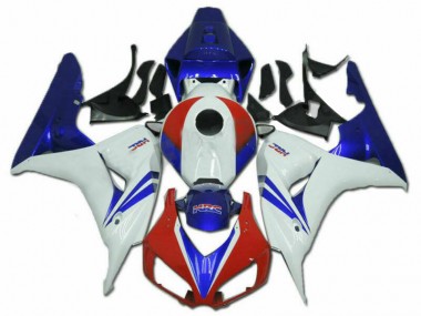 Abs 2006-2007 Blue White Honda CBR1000RR Motorbike Fairing Kits