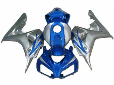 2006-2007 Blue Silver Honda CBR1000RR Motorcycle Fairings Kits