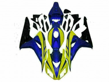 Abs 2006-2007 Blue Yellow Honda CBR1000RR Motorcycle Replacement Fairings