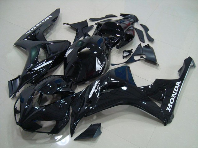 Abs 2006-2007 Black Silver Decals Honda CBR1000RR Motorcycle Fairing Kit