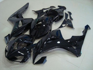 Abs 2006-2007 Glossy Black Honda CBR1000RR Bike Fairings