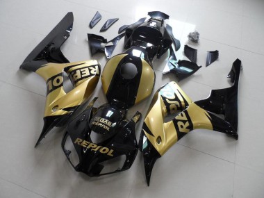 Abs 2006-2007 Gold Repsol Honda CBR1000RR Moto Fairings