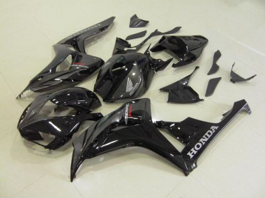 Abs 2006-2007 Black Silver Honda CBR1000RR Motorcyle Fairings