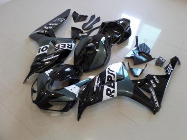 Abs 2006-2007 Grey Black Repsol Honda CBR1000RR Motorbike Fairing Kits