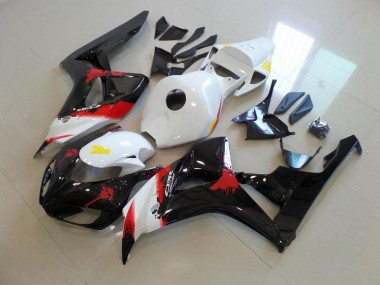 Abs 2006-2007 White Black with No Sticker Honda CBR1000RR Bike Fairing Kit