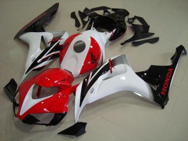 2006-2007 Red White Black Honda CBR1000RR Motorcycle Replacement Fairings