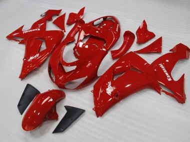 Abs 2006-2007 Red Kawasaki ZX10R Motorbike Fairings