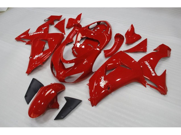 2006-2007 Red Kawasaki ZX10R Motorbike Fairings 2006-2007 Red Kawasaki ZX10R Motorbike Fairings