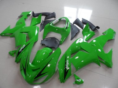 Abs 2006-2007 Green Black Arrow Kawasaki ZX10R Replacement Motorcycle Fairings