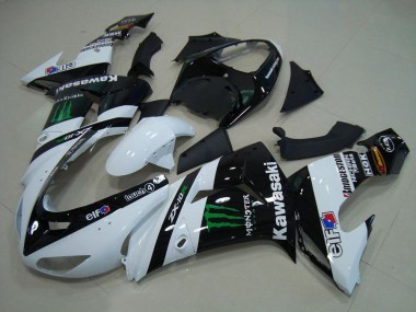 Abs 2006-2007 White Monster Kawasaki ZX10R Motorcycle Bodywork