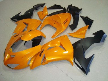 Abs 2006-2007 Orange Kawasaki ZX10R Motorcycle Fairings Kits