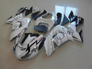 Abs 2006-2007 White Corona Kawasaki ZX10R Motor Fairings