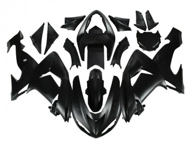 Abs 2006-2007 Matte Black Kawasaki ZX10R Motor Fairings