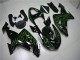 2006-2007 Black Green Flame Kawasaki ZX10R Motorcycle Fairing 2006-2007 Black Green Flame Kawasaki ZX10R Motorcycle Fairing