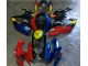 2006-2007 Red Blue Suzuki GSXR 600/750 Motorbike Fairing