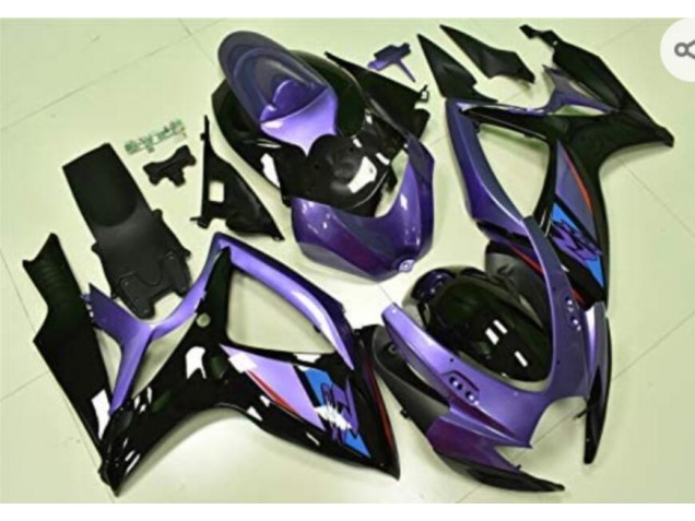 Abs 2006-2007 Purple Black Suzuki GSXR 600/750 Replacement Motorcycle Fairings