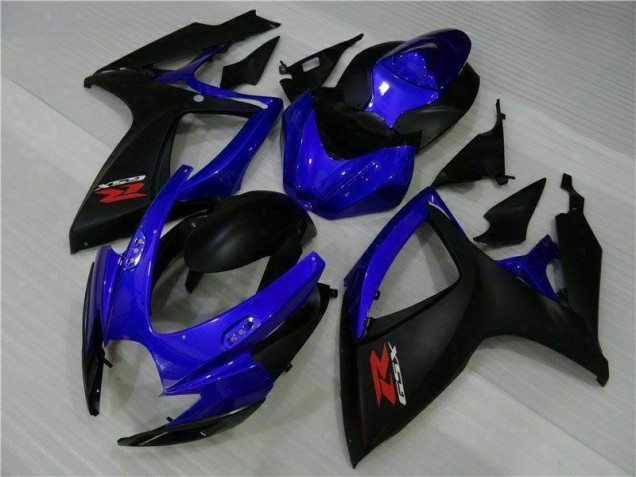 2006-2007 Blue Black Suzuki GSXR 600/750 Motorbike Fairing Kits
