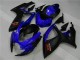 2006-2007 Blue Black Suzuki GSXR 600/750 Motorbike Fairing Kits