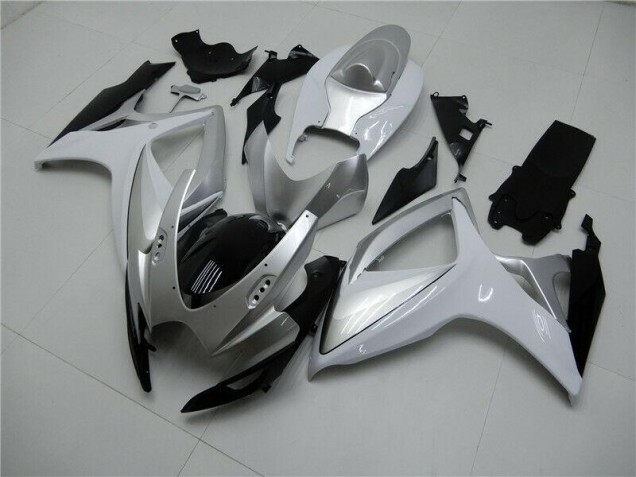 Abs 2006-2007 Silver Suzuki GSXR 600/750 Motorcycle Fairings Kits