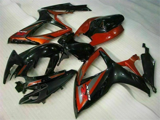 Abs 2006-2007 Black Red Suzuki GSXR 600/750 Motorcycle Fairing Kits