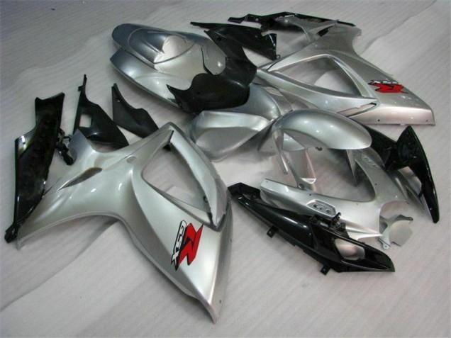2006-2007 Silver Suzuki GSXR 600/750 Motorcyle Fairings