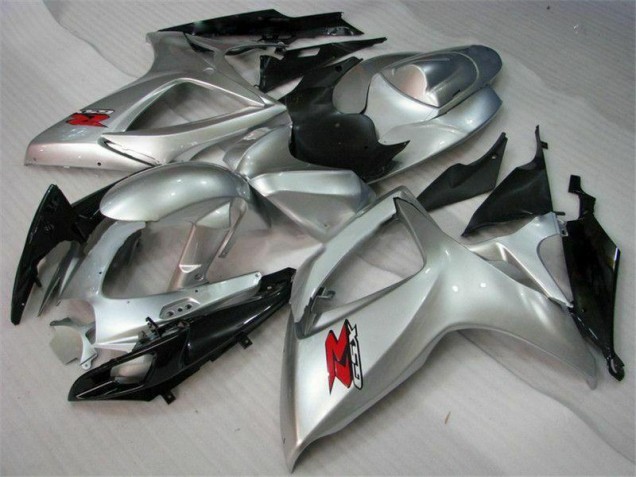 2006-2007 Silver Suzuki GSXR 600/750 Motorcyle Fairings