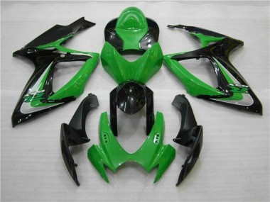 Abs 2006-2007 Green Suzuki GSXR 600/750 Motorbike Fairings