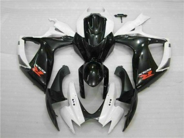 Abs 2006-2007 White Black Suzuki GSXR 600/750 Motorbike Fairing Kits