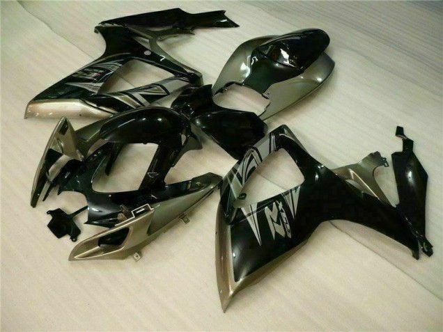 Abs 2006-2007 Black Grey Suzuki GSXR 600/750 Motorcycle Replacement Fairings