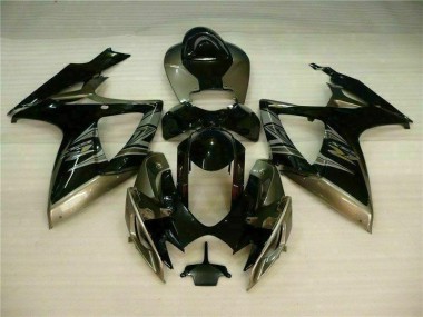 Abs 2006-2007 Black Grey Suzuki GSXR 600/750 Motorcycle Replacement Fairings