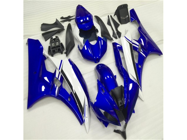 2006-2007 Blue White Yamaha YZF R6 Motorbike Fairing 2006-2007 Blue White Yamaha YZF R6 Motorbike Fairing