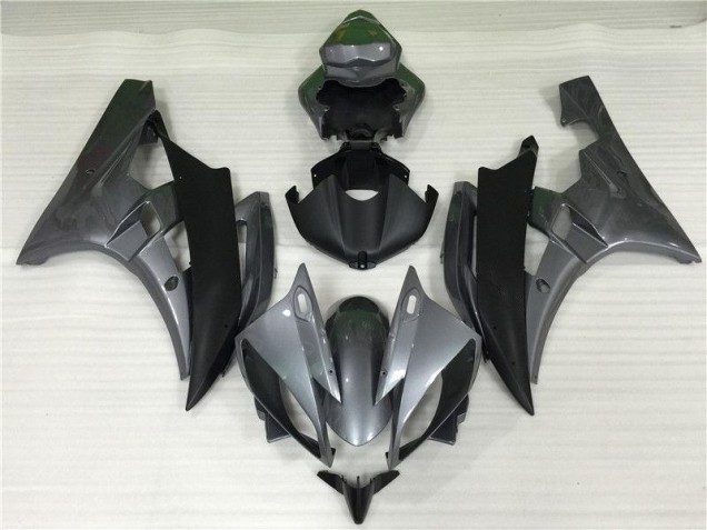 2006-2007 Grey Black Yamaha YZF R6 Bike Fairing Kit 2006-2007 Grey Black Yamaha YZF R6 Bike Fairing Kit