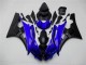 2006-2007 Blue Black Yamaha YZF R6 Motorcycle Replacement Fairings & Bodywork 2006-2007 Blue Black Yamaha YZF R6 Motorcycle Replacement Fairings & Bodywork