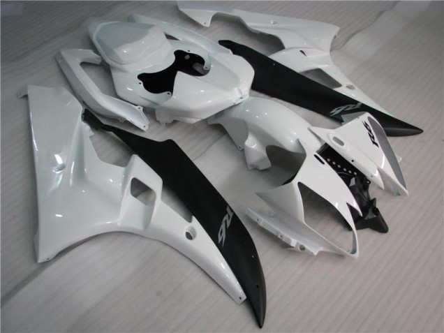 2006-2007 White Black Yamaha YZF R6 Motorcycle Bodywork 2006-2007 White Black Yamaha YZF R6 Motorcycle Bodywork
