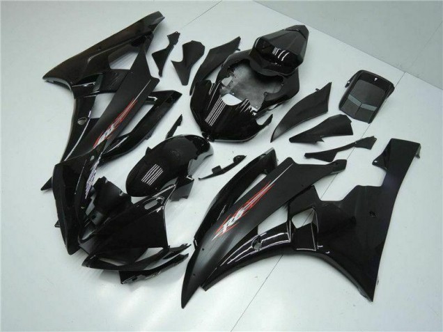 2006-2007 Black Yamaha YZF R6 Motorbike Fairings 2006-2007 Black Yamaha YZF R6 Motorbike Fairings