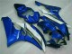 2006-2007 Blue White Yamaha YZF R6 Bike Fairings 2006-2007 Blue White Yamaha YZF R6 Bike Fairings